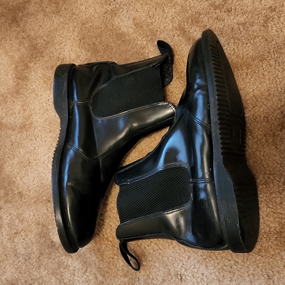 Dr. Martens Flora Chelsea Moto Boots - Picture 8 of 16